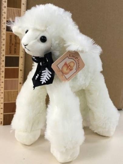 Lamb 20cm with Black Ribbon
